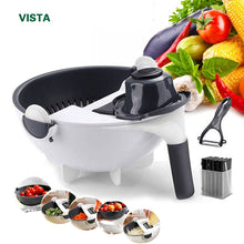Load image into Gallery viewer, 9 in 1 Mandoline Slicer Vegetable Slicer Potato Peeler Carrot Onion Grater with Strainer Kitchen Accessories Vegetable Cutter
