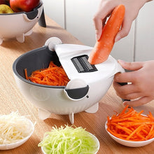 Load image into Gallery viewer, 9 in 1 Mandoline Slicer Vegetable Slicer Potato Peeler Carrot Onion Grater with Strainer Kitchen Accessories Vegetable Cutter
